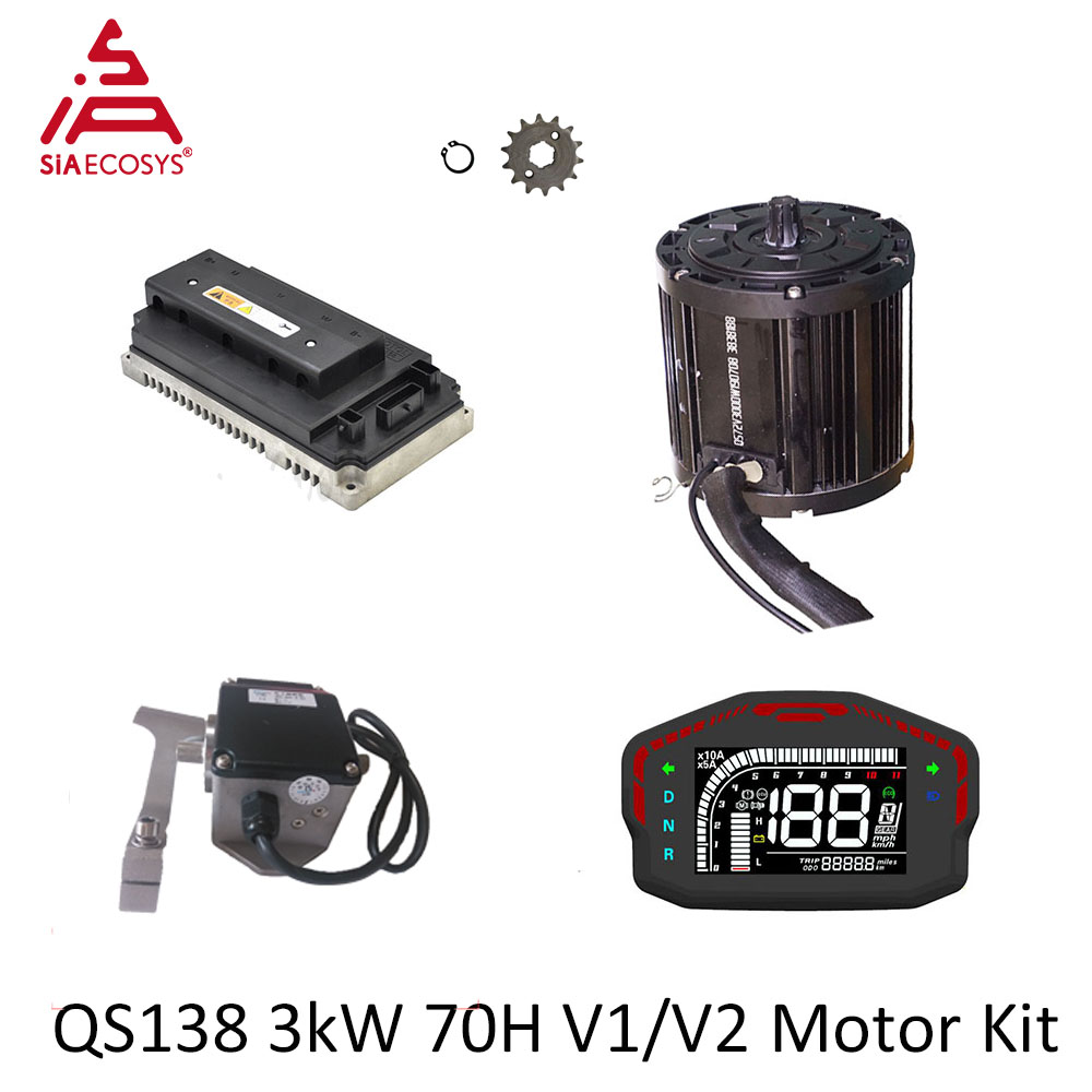 QSMOTOR QS138 3000W 72V Kit Mo - Fardriver Nd72850 Controller ulasan dan harga