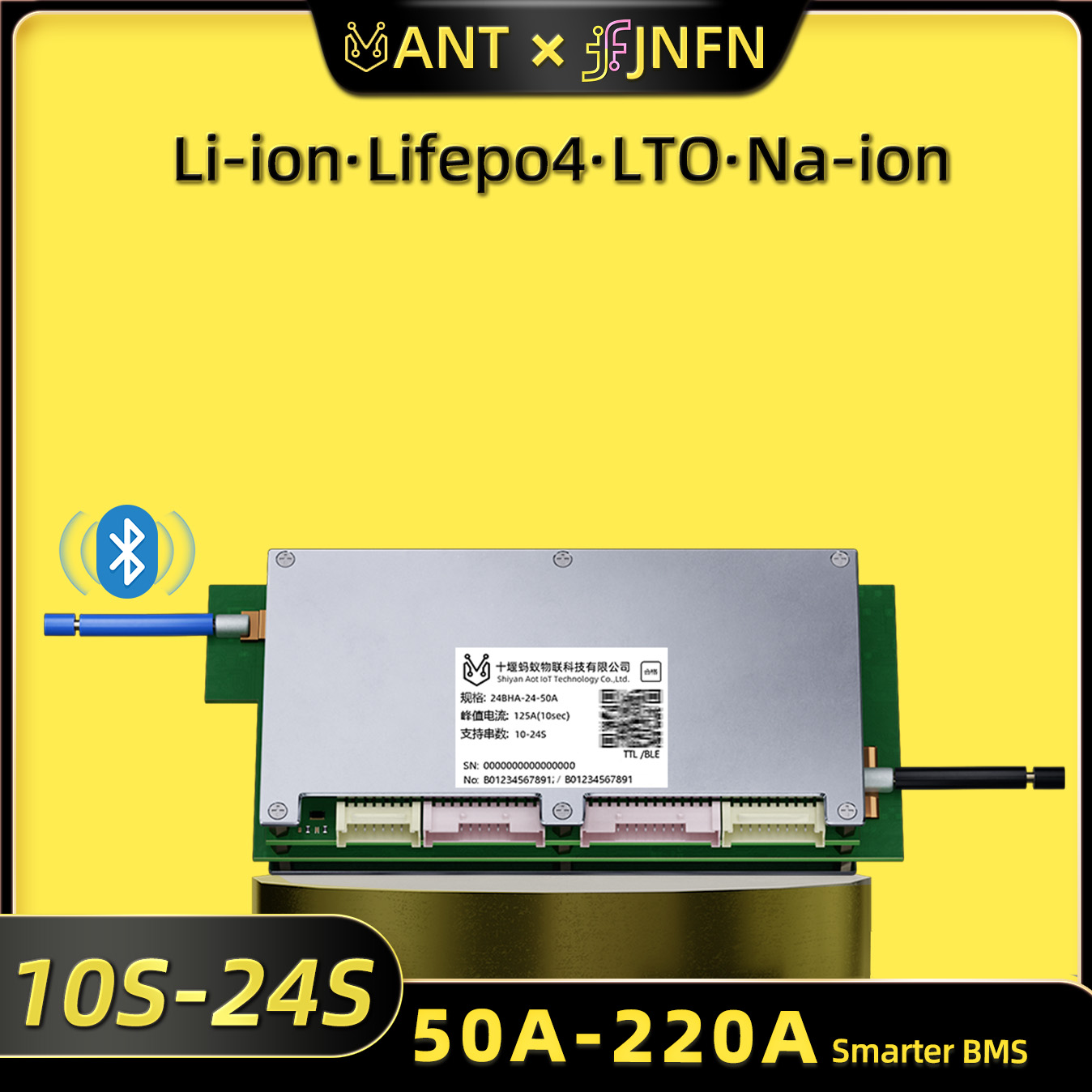 Ant BMS Smart 10S hingga 24S 5 - Smart Bms 24S 200A Bluetooth Lifepo4 ulasan dan harga