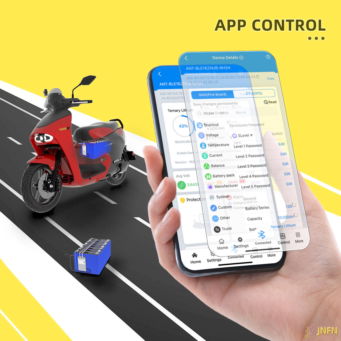 Papan Proteksi Baterai Ant Blu - Smart Bms 24S 200A Bluetooth Lifepo4 ulasan dan harga